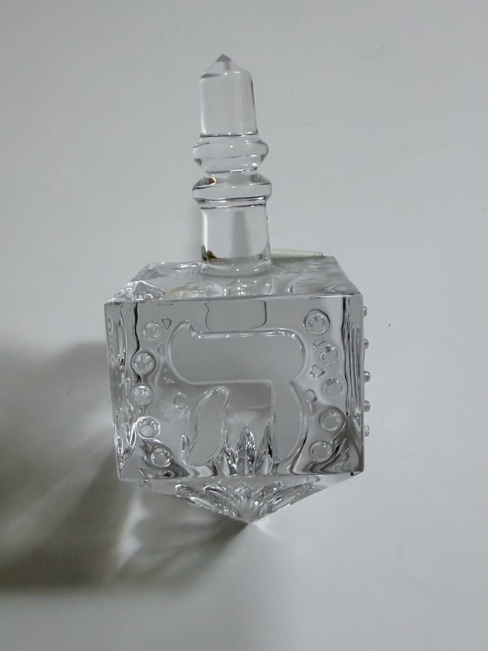 Waterford Crystal Hanukkah Judaic DREIDEL #141902, New In Box